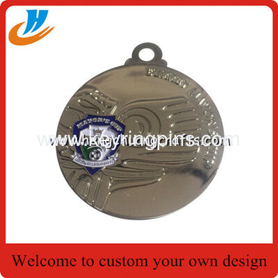 Sports medal,gold award medal/foot ball match medals with ribbon