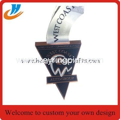 Soft enamel metal medals,high quality metal medals with custom your own logo