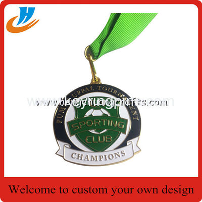 Shield Sports medal with soft enamel/marathon metal medals for wholesale