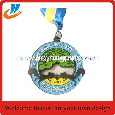 Custom 50mm size metal medals,die casting medals gold plated,high quality hard enamel process sports events medals