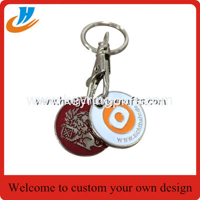 K002 Zinc alloy keychain keyring,custom yoru own logo soft and hard enamel keychain with epoxy