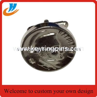 Custom Stamping metal cufflinks/engraved logo cufflinks,business cufflinks wholesale
