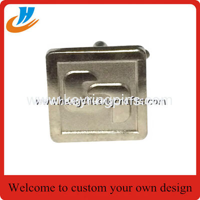 Custom Stamping metal cufflinks/engraved logo cufflinks,business cufflinks wholesale