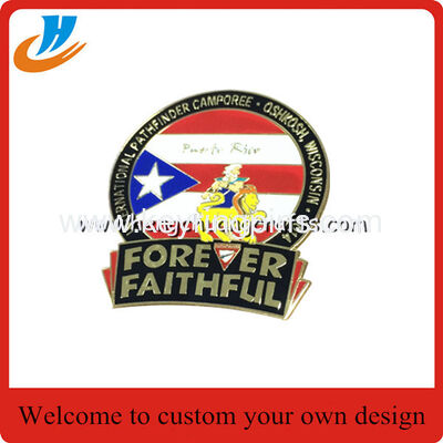 Captain America badge,US flag metal badge metal crafts custom