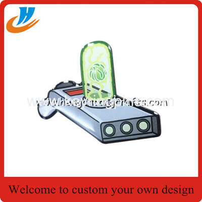 wholesale print metal badge with epoxy,silver plated print process metal pin