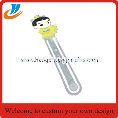 Stainless steel book mark,metal bookmark with custom logo design