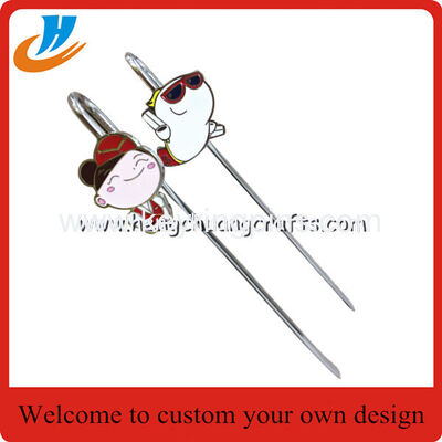 Zinc alloy bookmark,stainless steel book mark cheap price custom silver plated