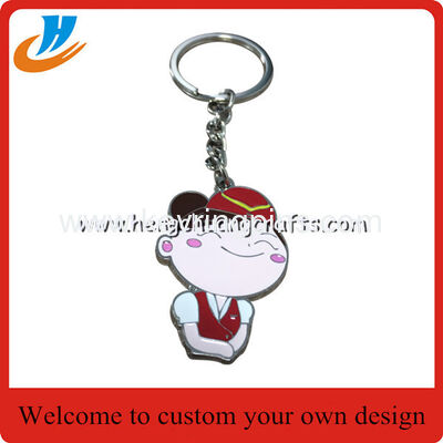 2017 new design airlines custom gifts keychains,beautiful and high quality metal keychains