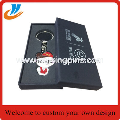 Metal keychains/keyrings/key chains/key rings with custom logo boxes