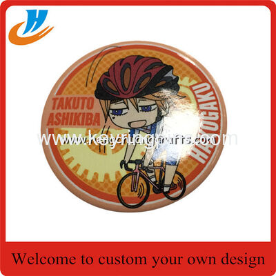 School tin badge for souvenir gifts custom school pin badge with logo