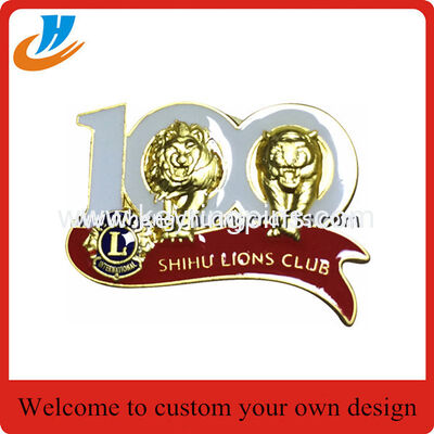 Soft enamel pin,metal badge gold metal pins with custom logo design