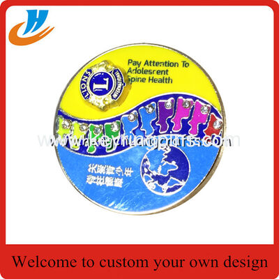 Soft enamel pin,metal badge gold metal pins with custom logo design