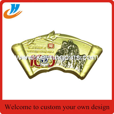 New design pins custom gold matt gold badge pins cheap price wholesale