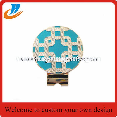 Personalized Hat Clips / Metal Golf Cap Clips/ High quality magnet hat clips cheap custom