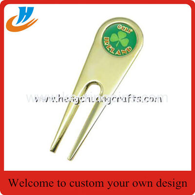 Personalized golf divot repair tool/Zinc alloy golf accessories