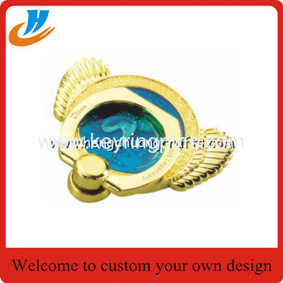 2017 New Coming Logo Shape Customized Cell Phone Ring with Hook