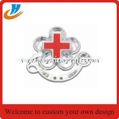 Custom Soft Enamel Officer Police Badge Die casting soft enamel police metal lapel pin (HC-L067)