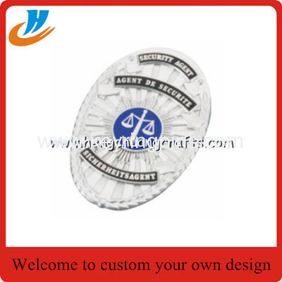 Custom Soft Enamel Officer Police Badge Die casting soft enamel police metal lapel pin (HC-L067)