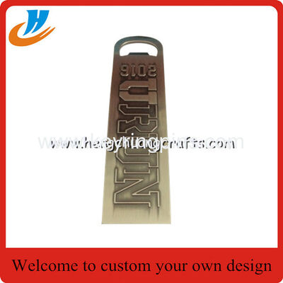 Zinc alloy die casting metal opener,bottle opener custom with silver plated