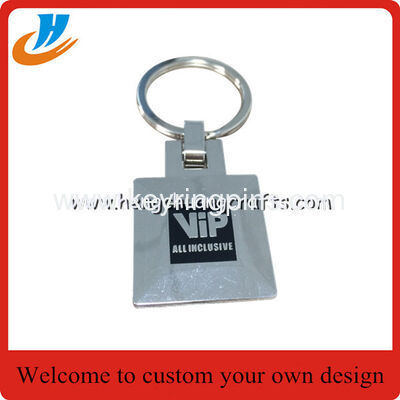 VIP keychain custom for you customer, leather metal car key chains with custom design