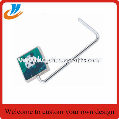 Bag hook customized,metal purse bag hanger OEM/ODM design bag hook