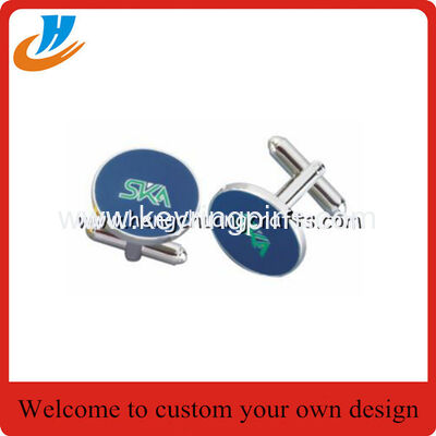 Enamel black color cufflinks,men's Tshirt cufflinks with custom design logo