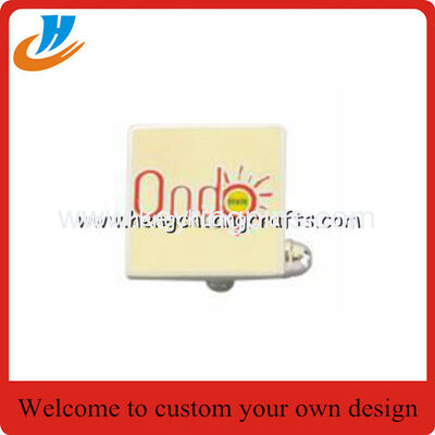 New promotional customed logo brass cufflinks sports corperate gifts