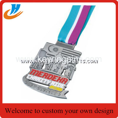 Antique pewter metal Athletics medals for sale, engraved athletic event medals