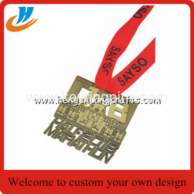 Antique pewter metal Athletics medals for sale, engraved athletic event medals