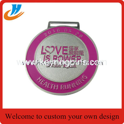 China stock metal blank medals, brush antique bronze blank race medals cheap price