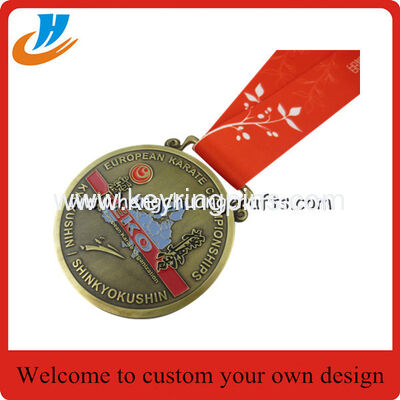 Taekwondo metal medals, custom made metal engraved Taekwon-do medals factory
