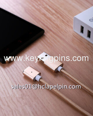 The Metal Connector with 1M length Braided Magnetic cable,Magnetic USB charging Cable with best price wholesale