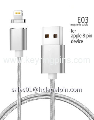 The Metal Connector with 1M length Braided Magnetic cable,Magnetic USB charging Cable with best price wholesale