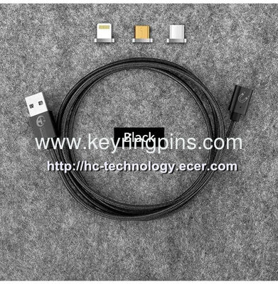 Magnetic Charging Cable For iphone6 and Samsung mobile phone micro usb cable