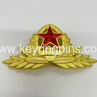 Zinc alloy metal badge,3D die casting police lapel pin,enamel pin with custom logo