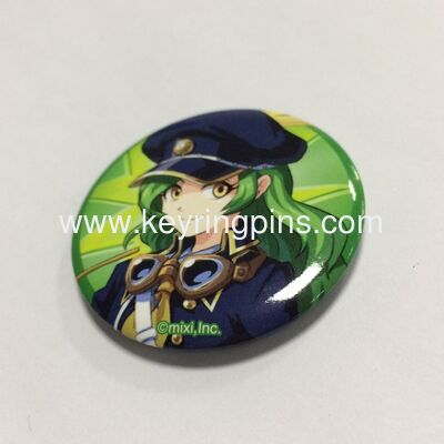 Cheap Metal Button Badge/ Mirror Button Badge Pin/ Wholesale Custom Tin Badge