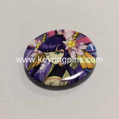 Factory wholesale custom pin button badge metal tin badge/Pin badge promotion gifts
