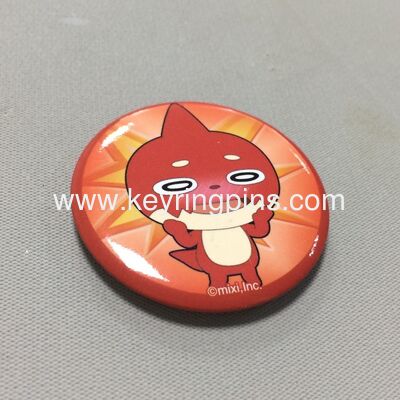 Shenzhen factory wholesale custom pin button badge metal tin badge,cheap custom tin button badge