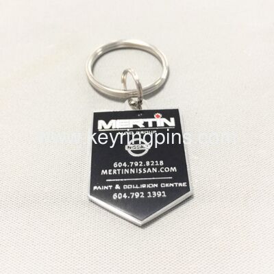 Zinc alloy keychain keyring custom logo metal shield shape suitable for and souvenir gifts with multiple plating options
