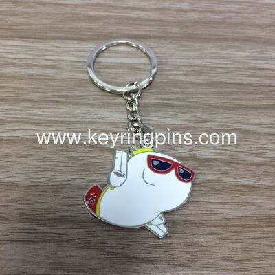 Stainless steel keychain keyring custom foot shape bottle opener keyring for souvenir gifts