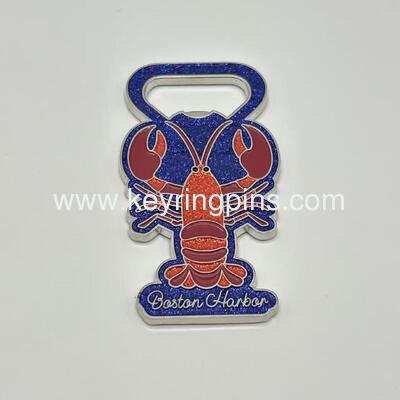 Strong refrigerator magnet. Solid metal construction for the opener,Custom shape welcome