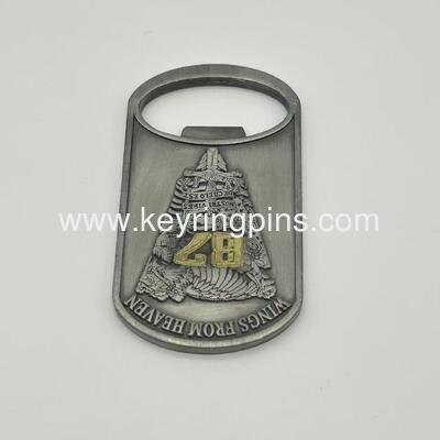 Strong refrigerator magnet. Solid metal construction for the opener,Custom shape welcome