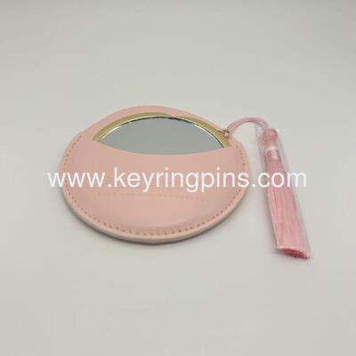 Magnet small size folding makeup mirror, Metal cosmetic mirror for sale