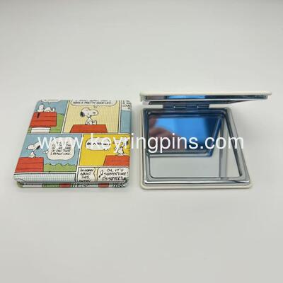 Folding makeup mirror, Small size cosmetic mirror lady promotion gifts