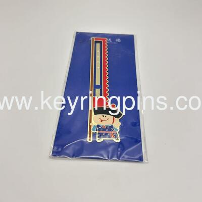 Zinc alloy bookmark,cartoon logo design book mark custom with good quality