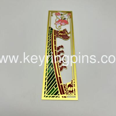 Zinc alloy bookmark,stainless steel book mark cheap price custom silver plated