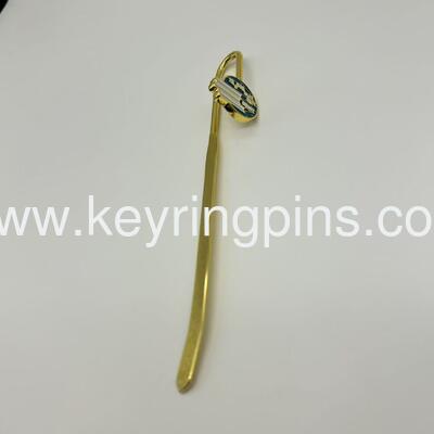 Etch process stainless steel bookmark 0.5mm thickness with custom design logo card