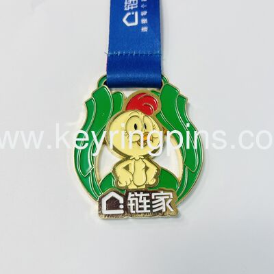 Soft enamel metal medals crafted using die cast process available in gold silver copper and antique finishes for various occasions