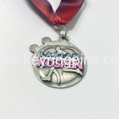 Soft enamel metal medals crafted using die cast process available in gold silver copper and antique finishes for various occasions