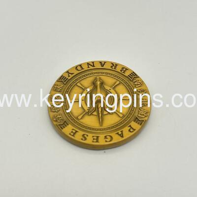 zinc alloy challenge coins with plated gold silver copper finish perfect for souvenir events marathons schools and sports award tokens